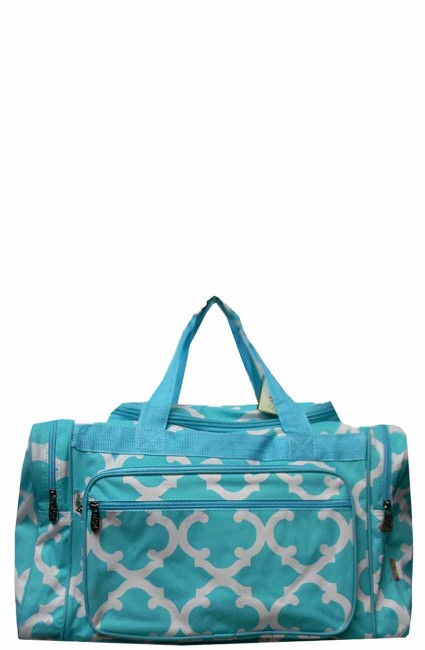 Printed Duffle Bag-OTG420/AQUA